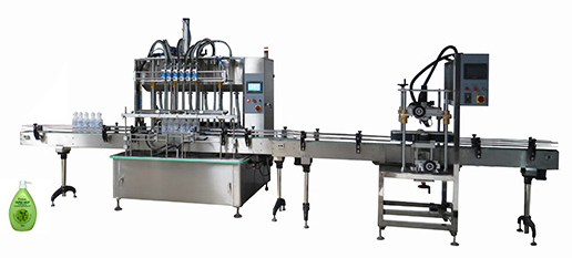 ZHS-8全自動(dòng)日用品膏液兩用活塞灌裝生產(chǎn)線