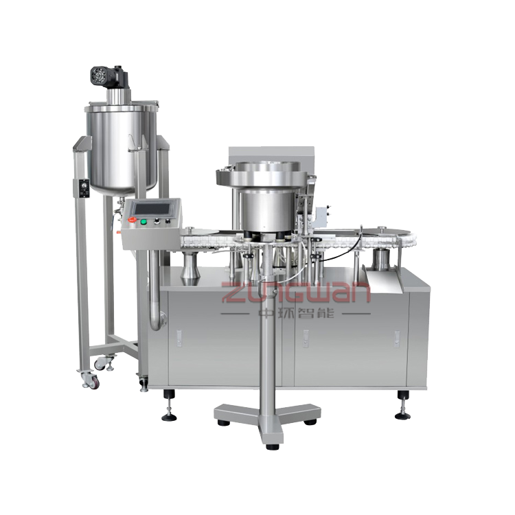 ZLS-300全自動旋轉式卡式瓶灌裝封蓋機