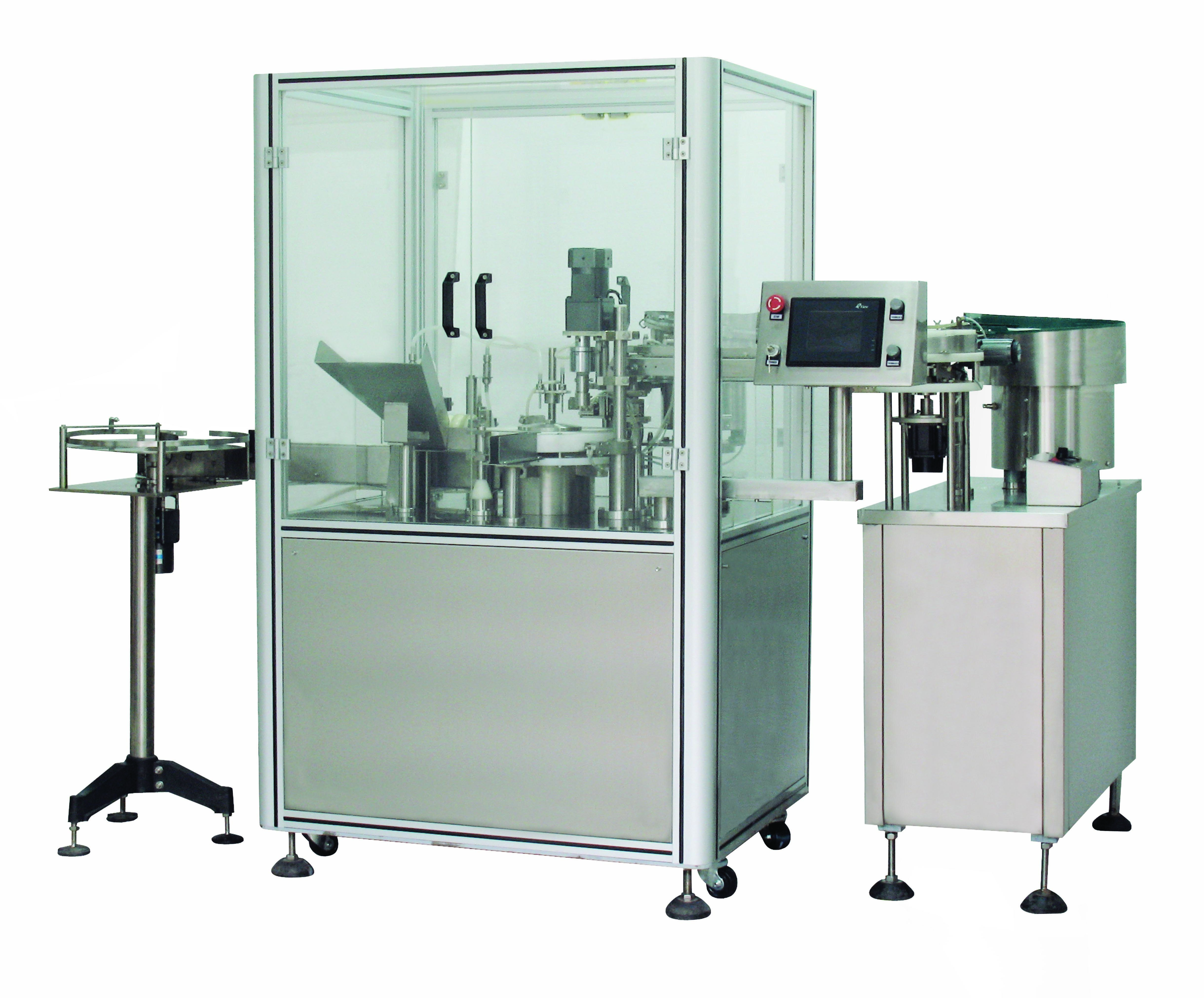 ZHR-SGW全自動雙工位乳液灌裝旋蓋機